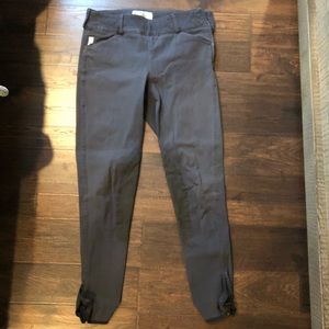 Tailored sportsman side zip mid ride gray breeches